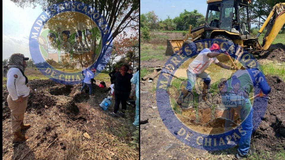 Buscadoras hallan r3stos calcinados en fosa en Chiapas; alertan por posible campo de exterminio