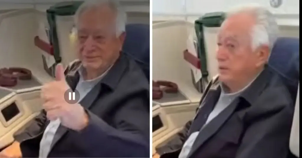 Increpan a Bartlett en vuelo a España