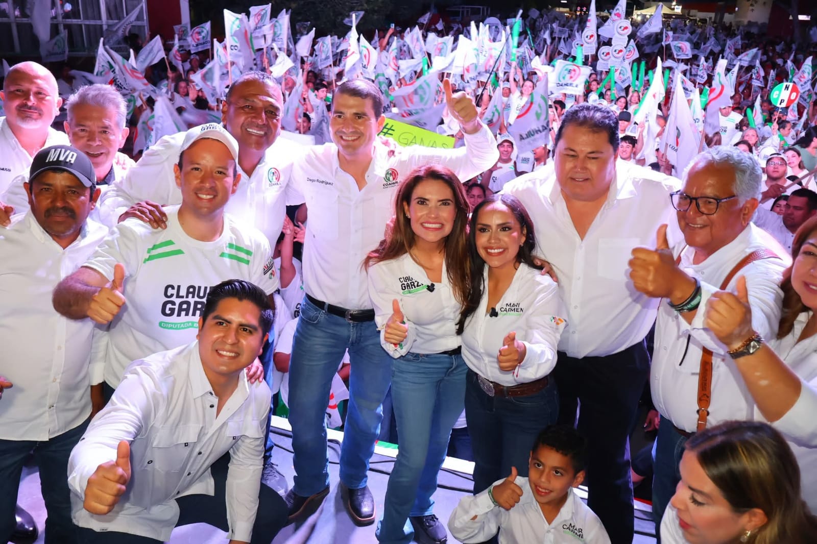 Concluye Claudia intensa campaña por el Distrito 3