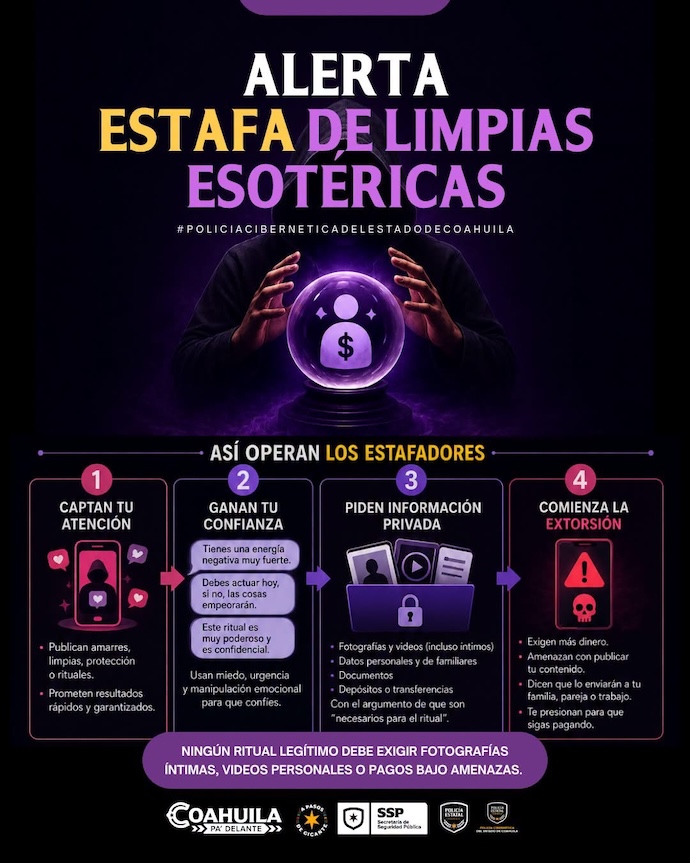 ALERTAN POR ESTAFAS ESOTERICAS VIRTUALES