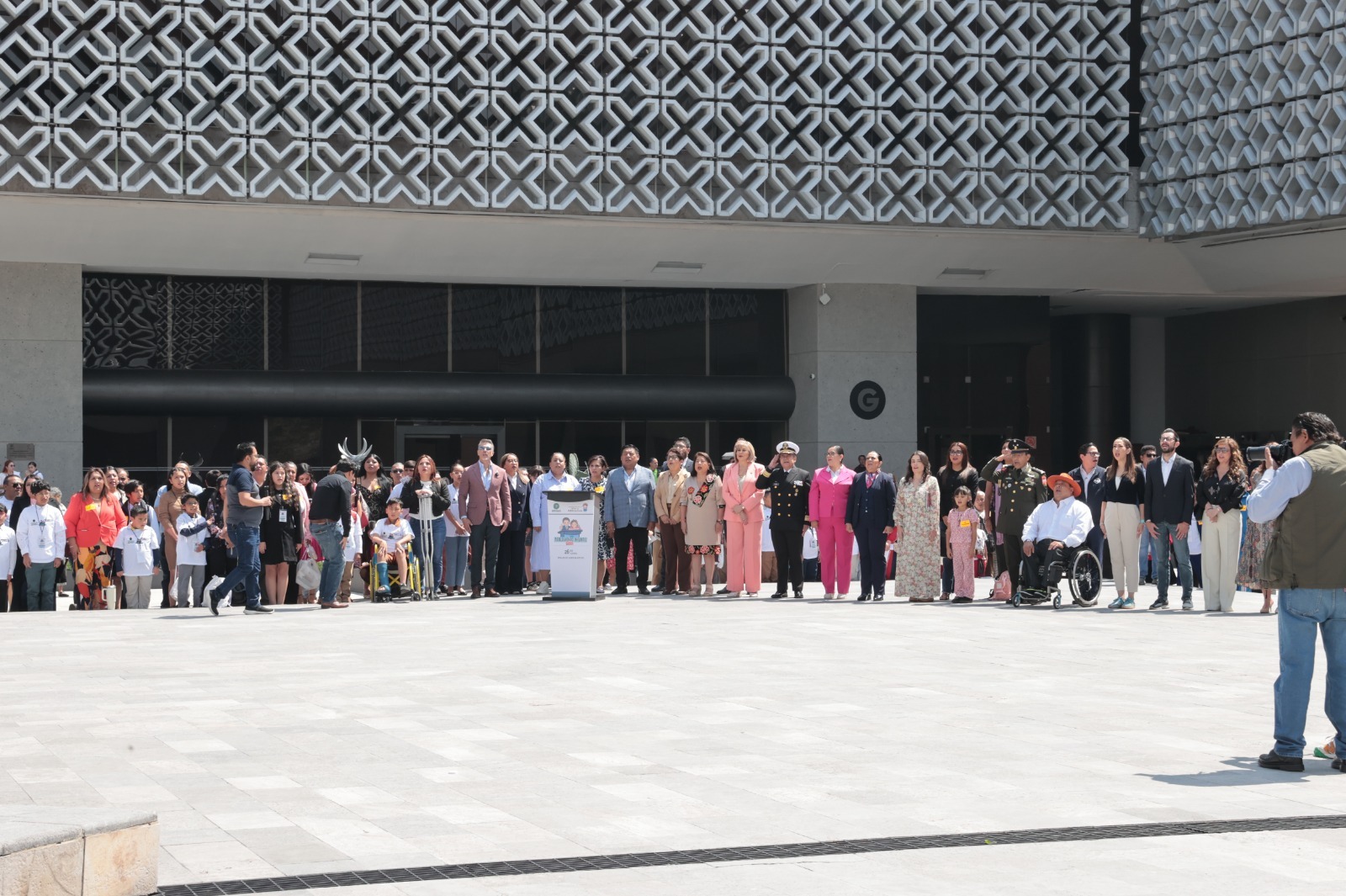 En el marco del Parlamento Infantil 2026, realizan en la Cámara de Diputados ceremonia de izamiento de Bandera