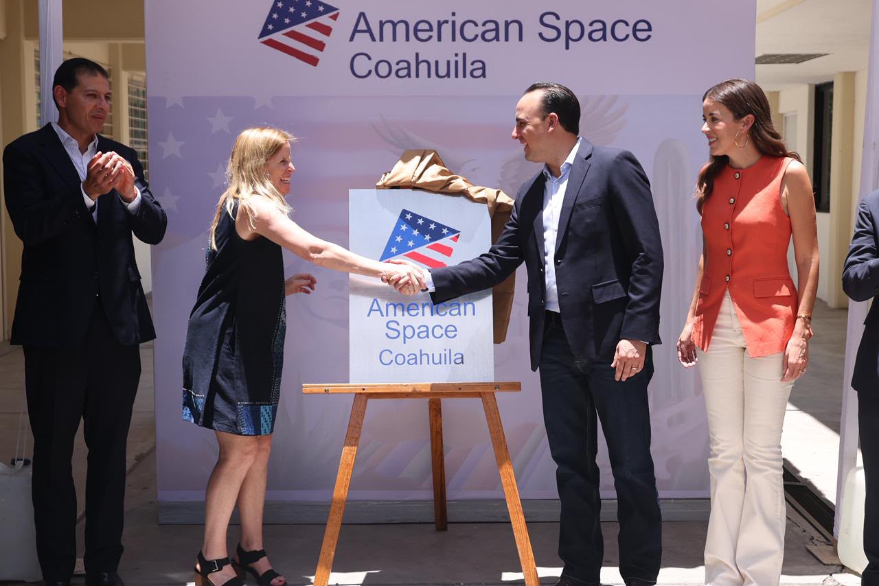 CON «AMERICAN SPACE COAHUILA» SEGUIMOS FORTALECIENDO RELACIÓN CON EUA: MANOLO