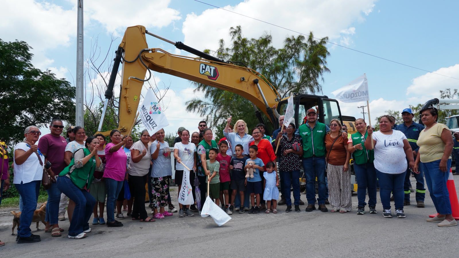 Ponen en marcha obras de drenaje en Ejido La Cuchilla