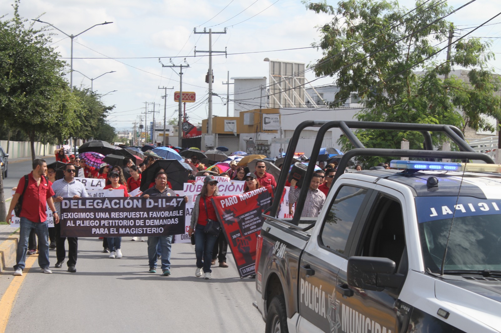 Plantón magisterial no suspendió clases