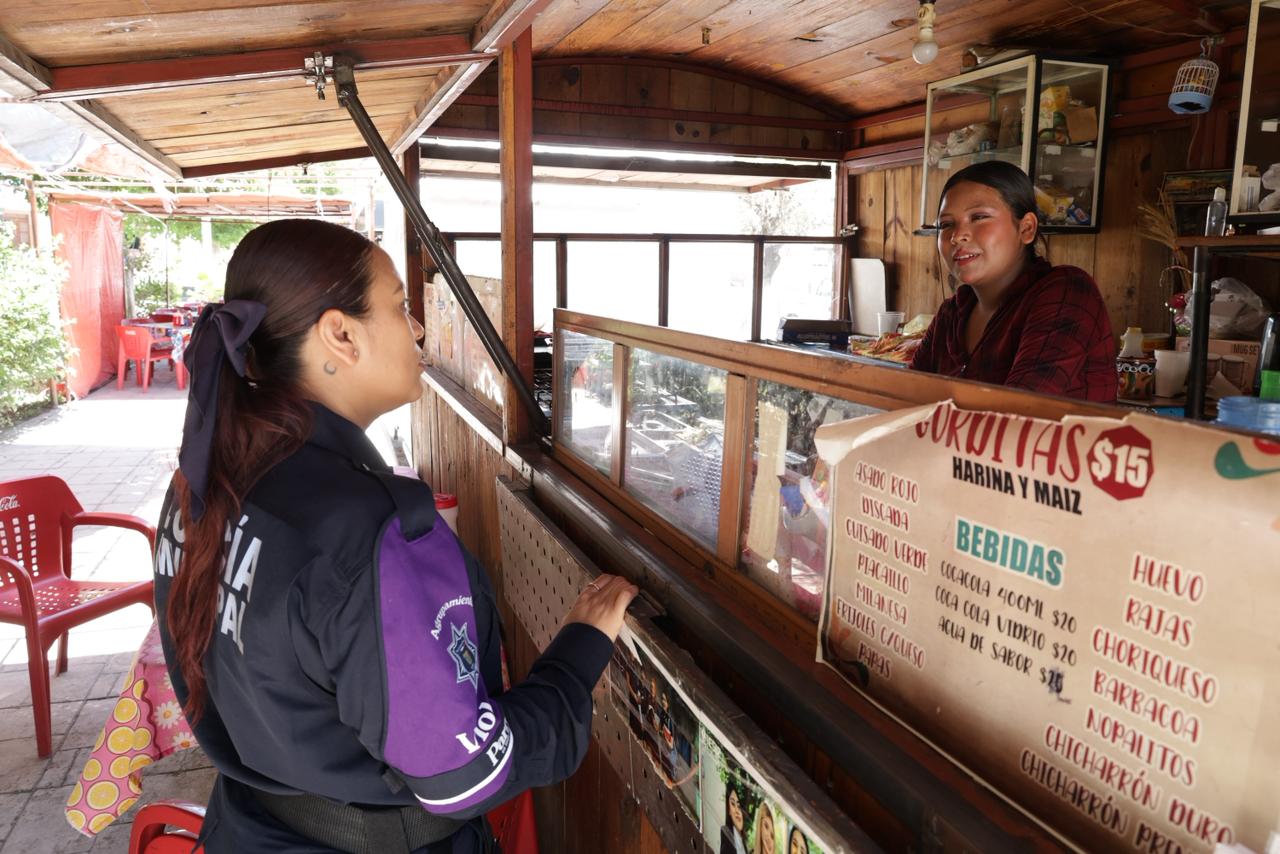 Fortalece Policía Violeta cultura de la denuncia