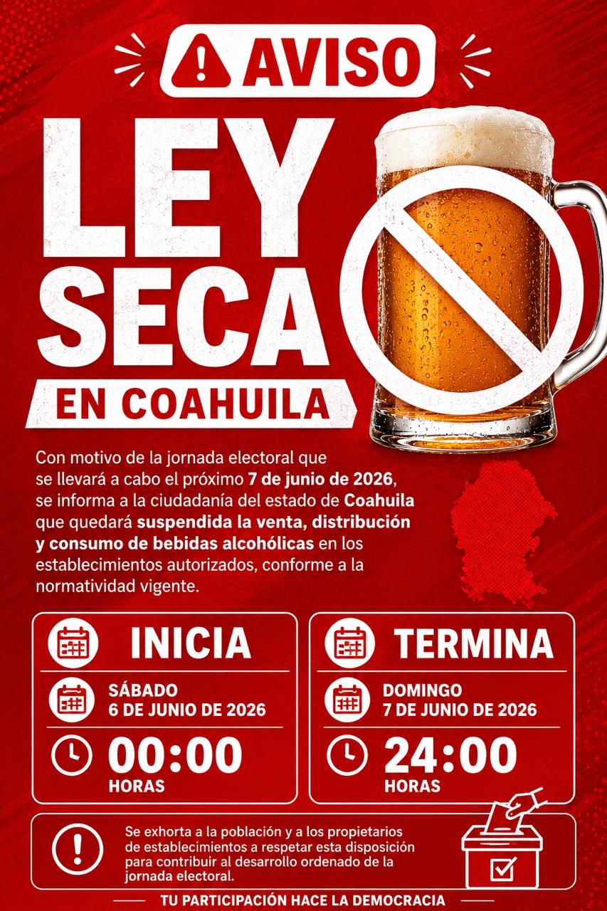 Llaman a respetar las 48 horas de Ley Seca