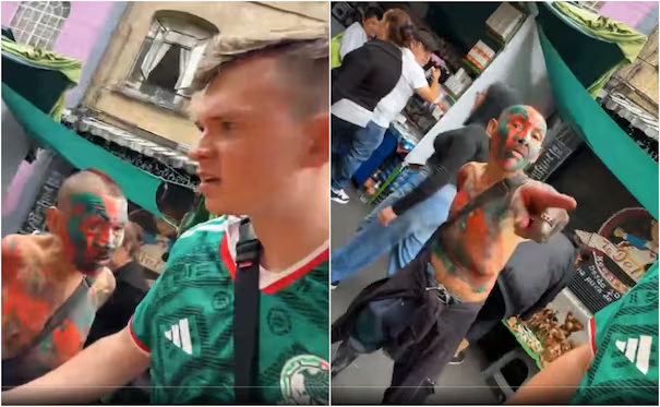 Hombre con c*chillo persigue a streamer alemán en la CDMX; «me está grabando» reclama al extranjero