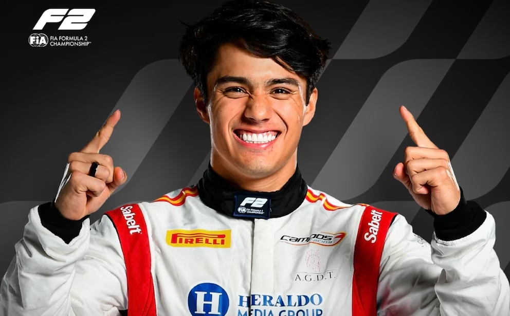 Piloto mexicano Noel León conquista la Sprint de Mónaco y asciende al segundo lugar de la Fórmula 2