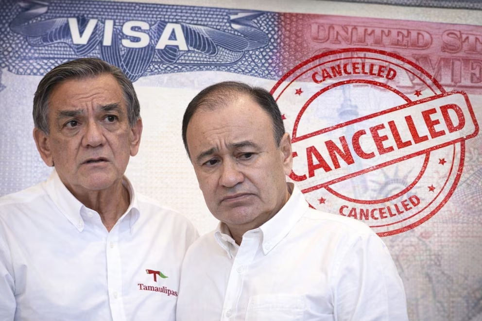 Visas de Américo Villarreal y Alfonso Durazo estarían revocadas a pesar de conservar el documento