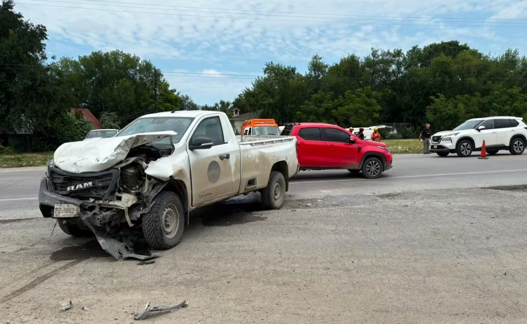 Trágico choque en Cadereyta deja dos mu3rtos; fallecen una mujer y su hijo de seis años