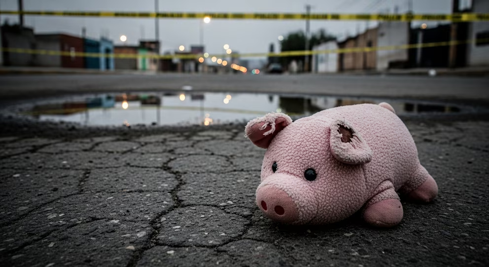 ¿Nuevo grupo o lucha de cárteles? Peluches de cerdito rosa aparecen en escenas del crimen en BC y Sinaloa