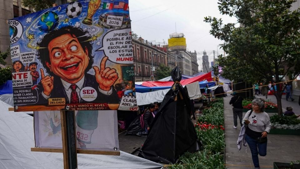 “Si no hay solución, no rueda el balón”: advierte la CNTE a dos días del Mundial