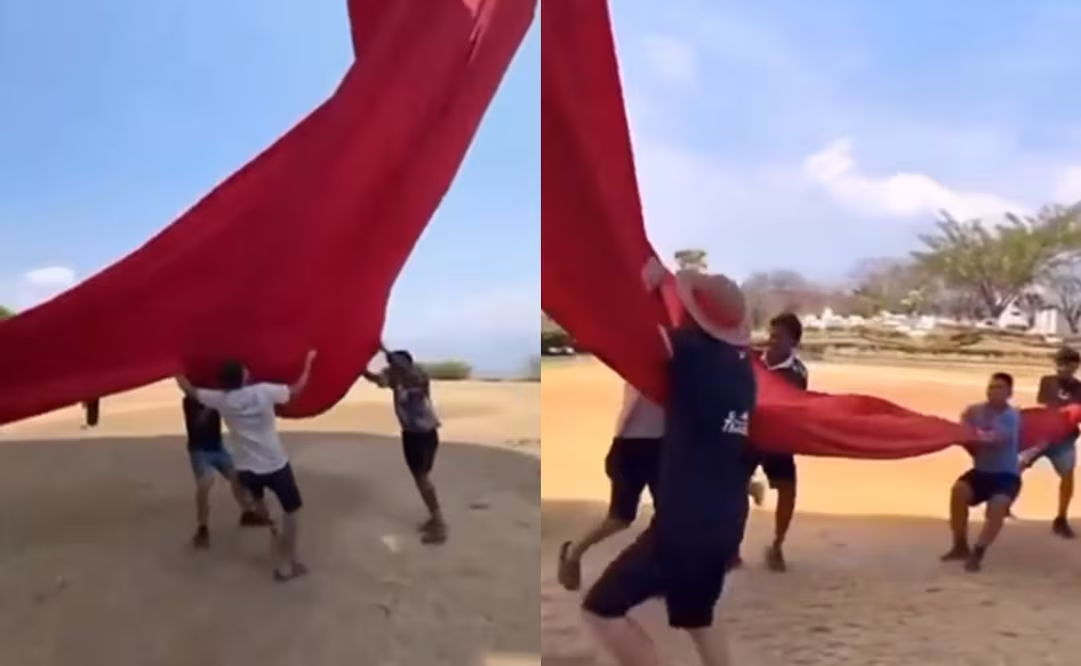Influencers desatan indignación tras manipular Bandera Monumental de Iguala; ¿qué multa o castigo podrían enfrentar?