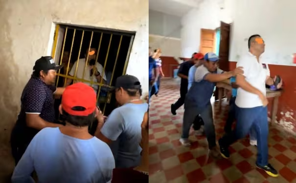 Retienen a director y a maestro en Valladolid, Yucatán; los señalan encubrimiento a conserje acusado de abuso s*xual
