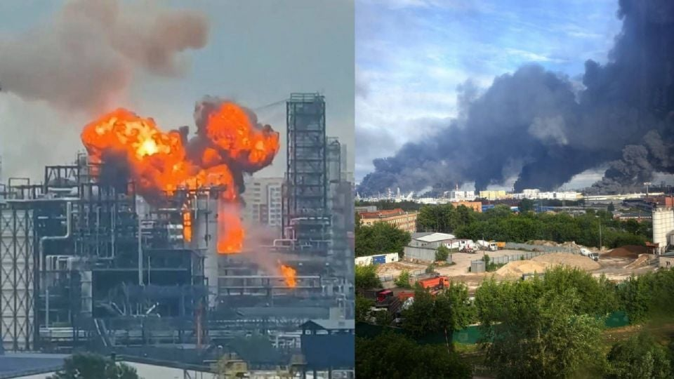 Ucrania lanza el mayor ataque con drones en dos años e impacta contra una refinería en Moscú