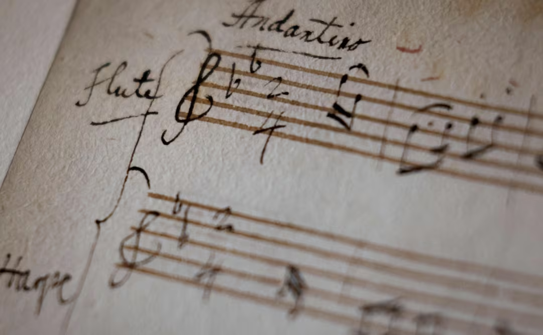 Descubren partitura inédita de Mozart; será interpretada por primera vez en París