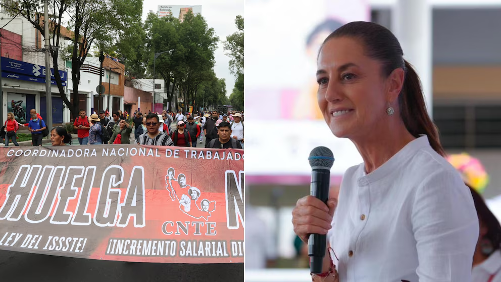 Sheinbaum confirma qué sigue para la CNTE tras levantar el plantón en el Zócalo
