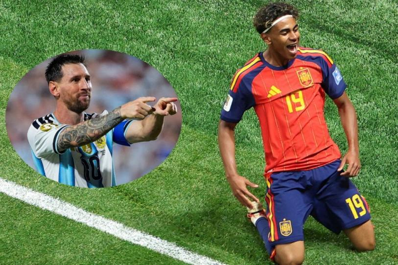 ¡El elegido! Lamine Yamal supera el récord de Messi en Mundiales