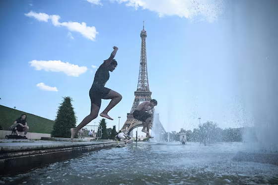 Ola de calor se recrudece en Europa; hallan dos niños m*ertos en auto en Francia