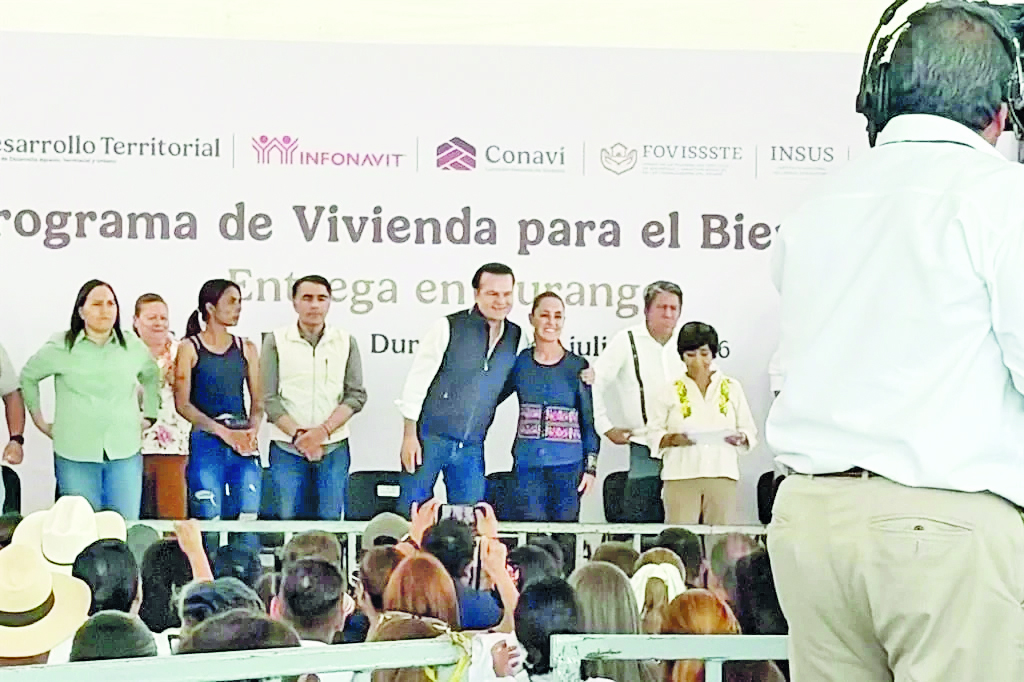 Respalda Durango a Sheinbaum