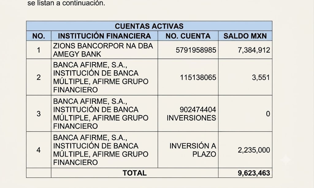 Sólo quedan 9.6 MDP en cuentas activas de AHMSA
