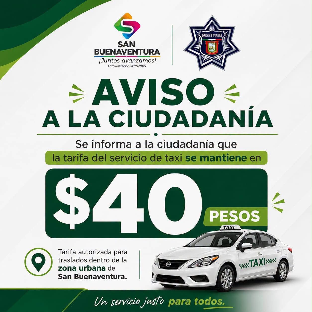 FERIA SAN BUENA OFRECE TRANSPORTE SEGURO CON DESCUENTOS EN TARIFAS