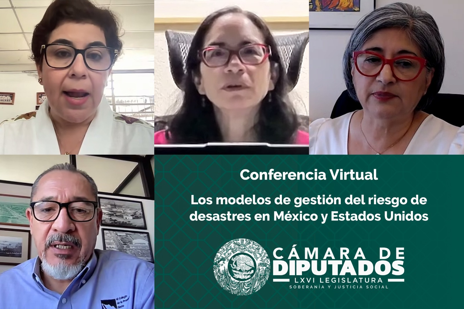 Imparten en la Cámara de Diputados la conferencia “Los modelos de gestión del riesgo de desastres en México y Estados Unidos”
