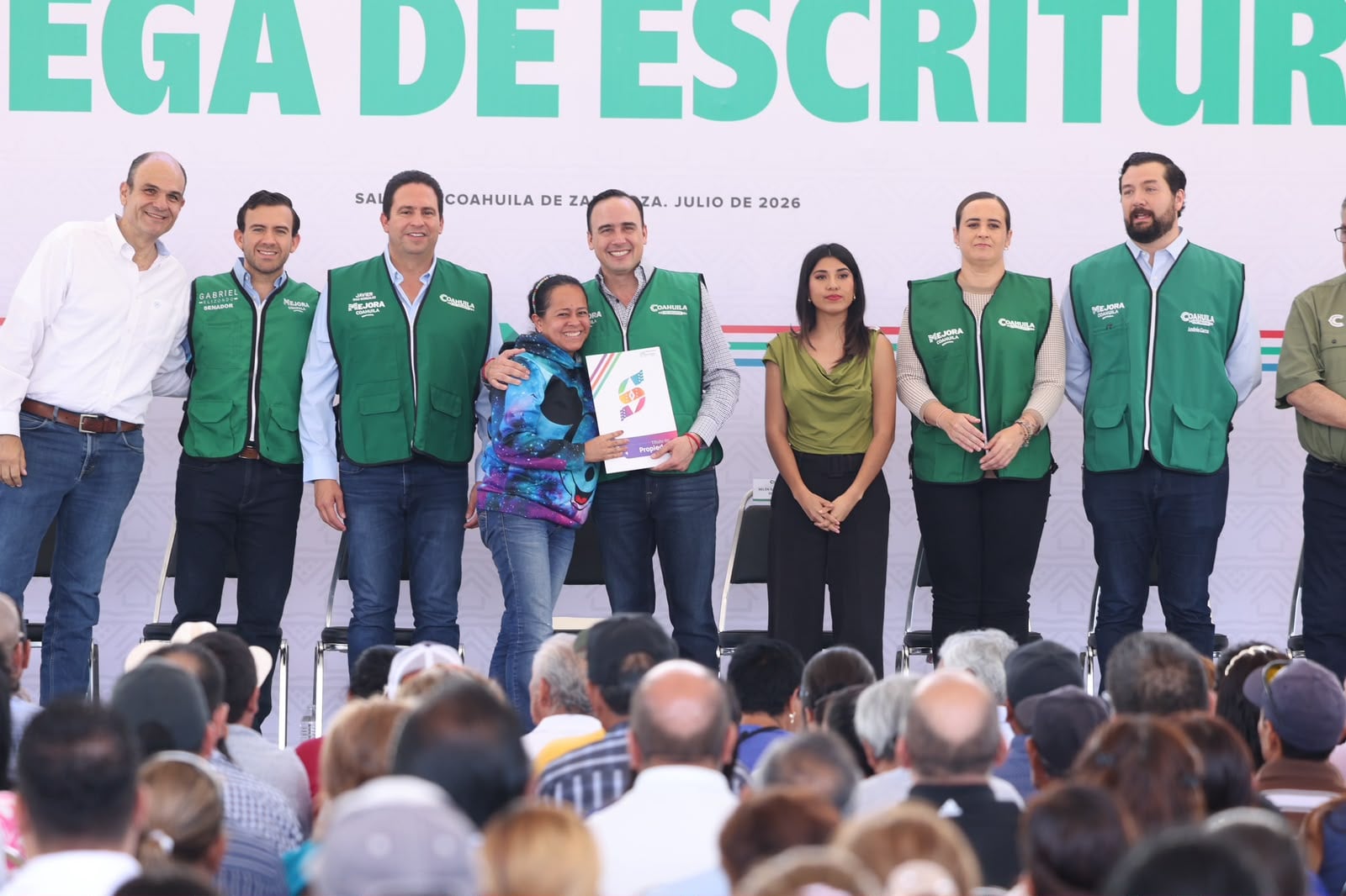 “INICIAMOS ENTREGA DE MILES DE ESCRITURAS EN TODO COAHUILA”