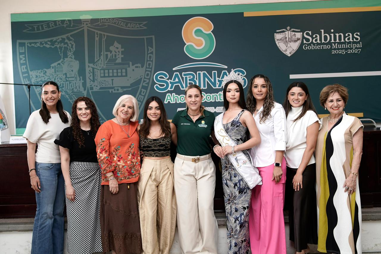 PRESENTAN LA CONVOCATORIA PARA EL CERTAMEN REINA DE SABINAS 2026