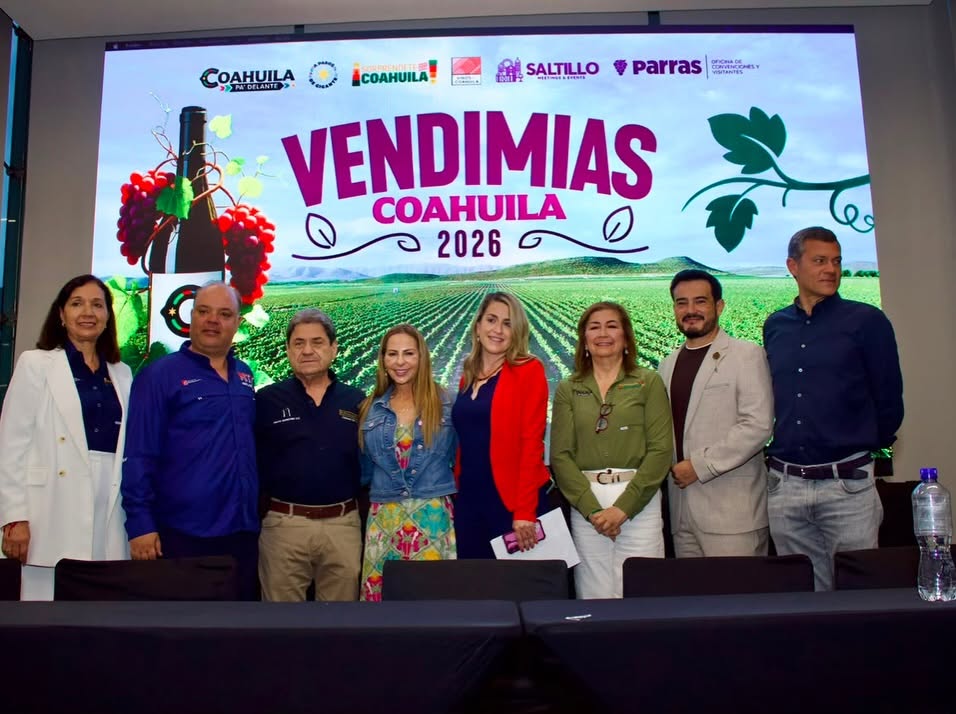 Presentan en NL programa de Vendimias Parras 2026