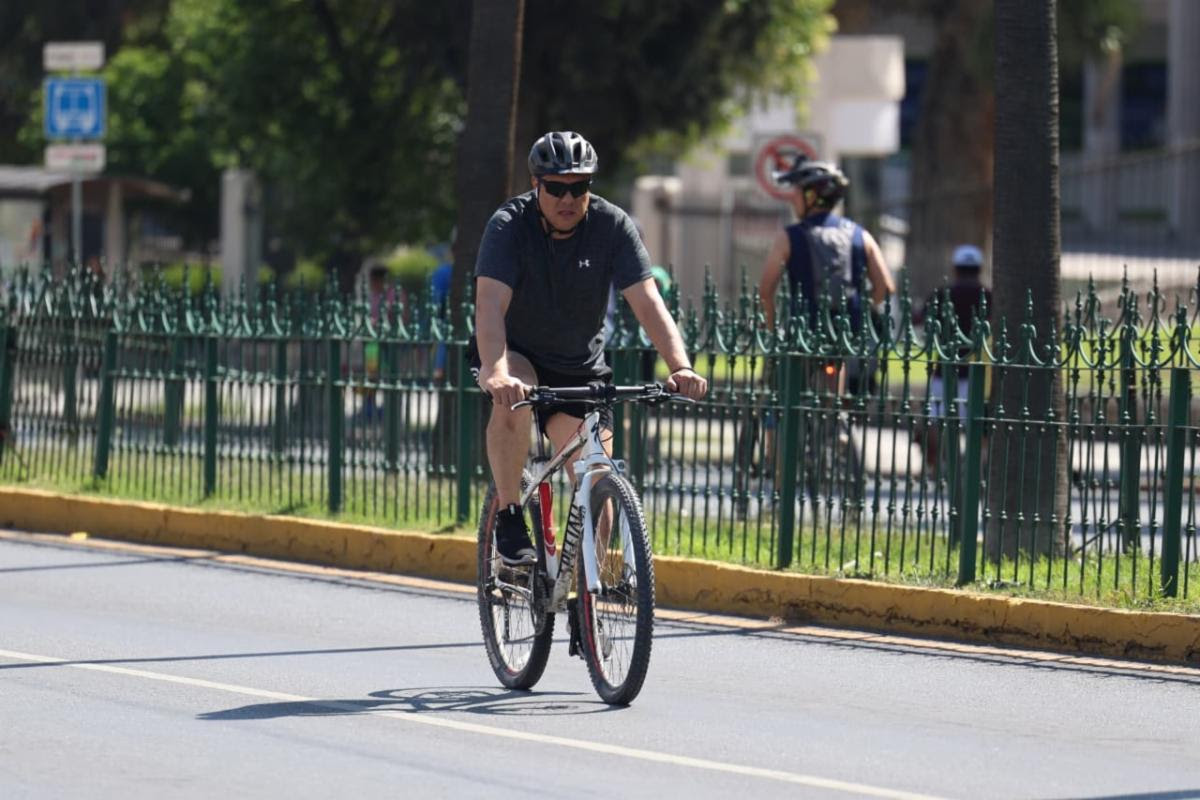 Cientos de saltillenses pasean y se activan en la Ruta Recreativa