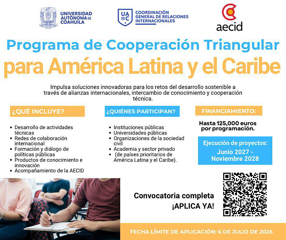 Abren el programa Triangular para América Latina y el Caribe