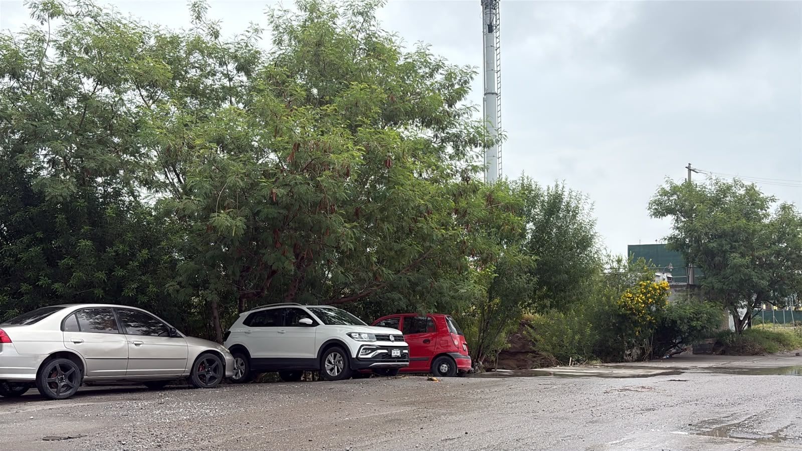Vuelven a estacionar carros junto al cauce