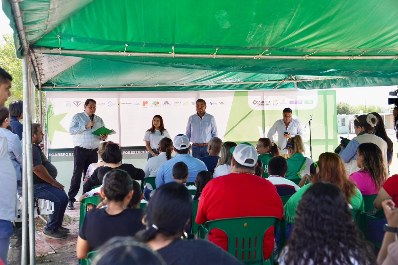 SABINAS SE SUMA A LA MEGAREFORESTACIÓN ESTATAL “VERDE VERDE COAHUILA 2026”