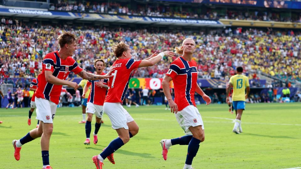 ¡Hunden al Pentacampeón! Noruega ‘rema’ a Cuartos de Final tras vencer a Brasil con doblete de Haaland