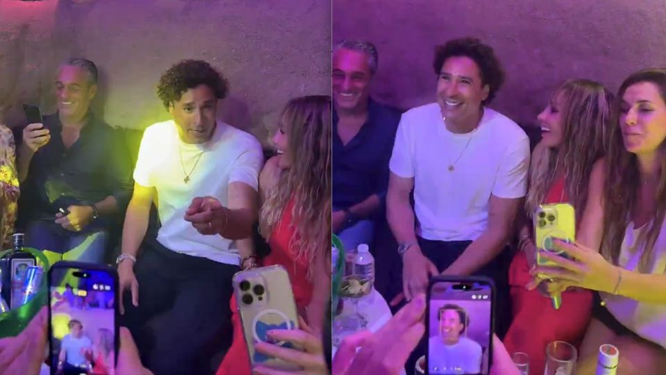 Memo Ochoa festeja sus 41 años en el Baby’O de Acapulco: proyectaron sus atajadas y lo acompañó Slim Domit
