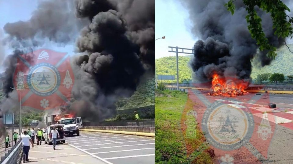 Tragedia en la Guadalajara-Tepic: carambola provoca el incendio de automóviles y mueren al menos 10 personas