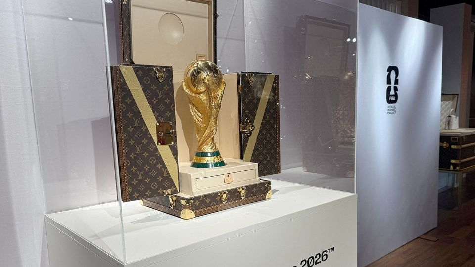 El trofeo de la Copa del Mundo llegará al Metlife Stadium en un estuche de Louis Vuitton hecho a la medida