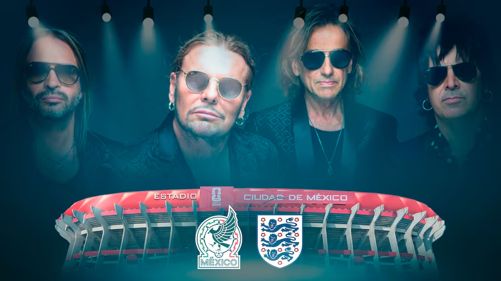 Maná abriría el México vs Inglaterra con concierto en el Estadio Ciudad de México